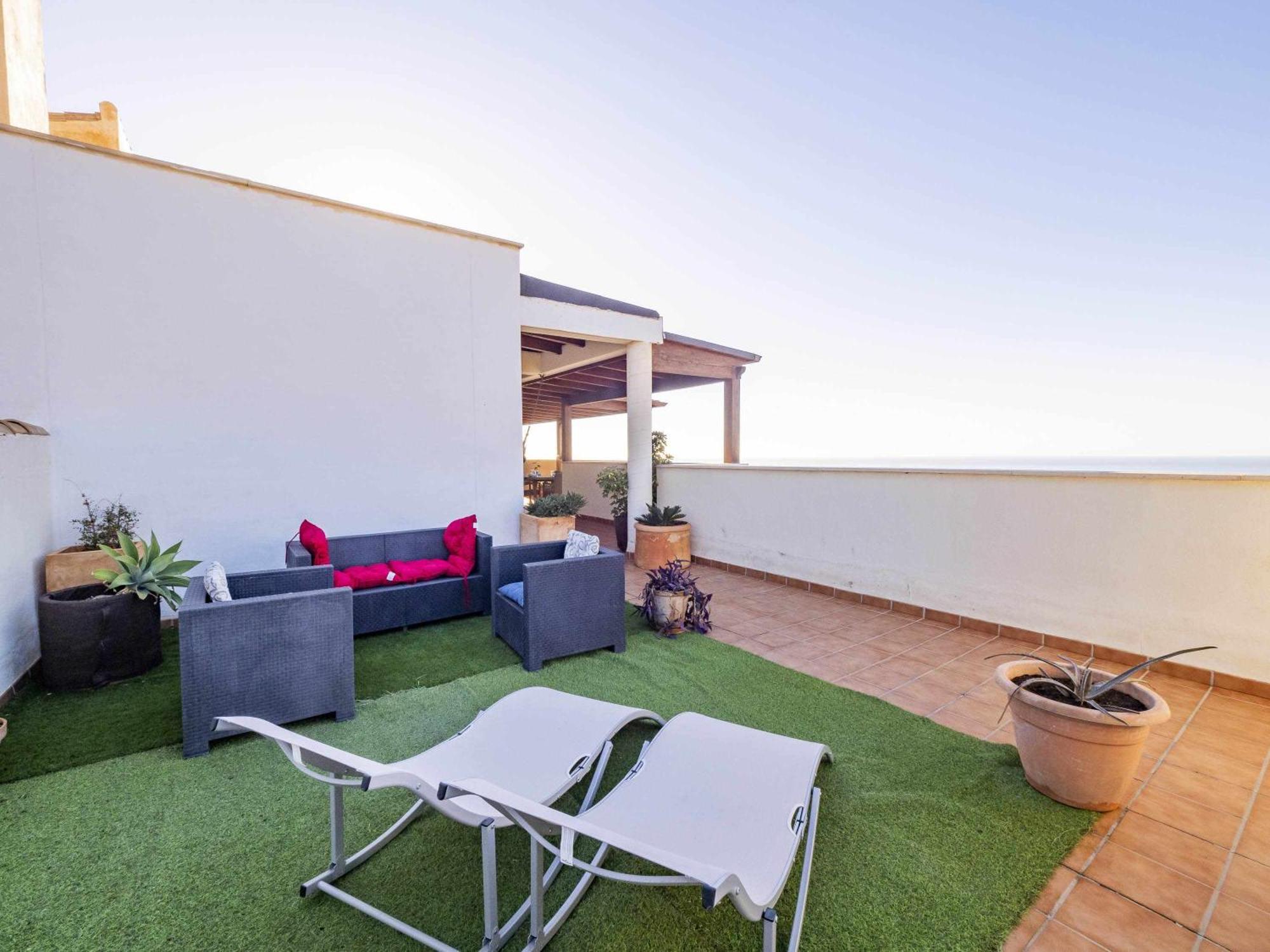 Atico Con Vistas Al Mar Piscina Y Parking Apartamento Málaga Exterior foto