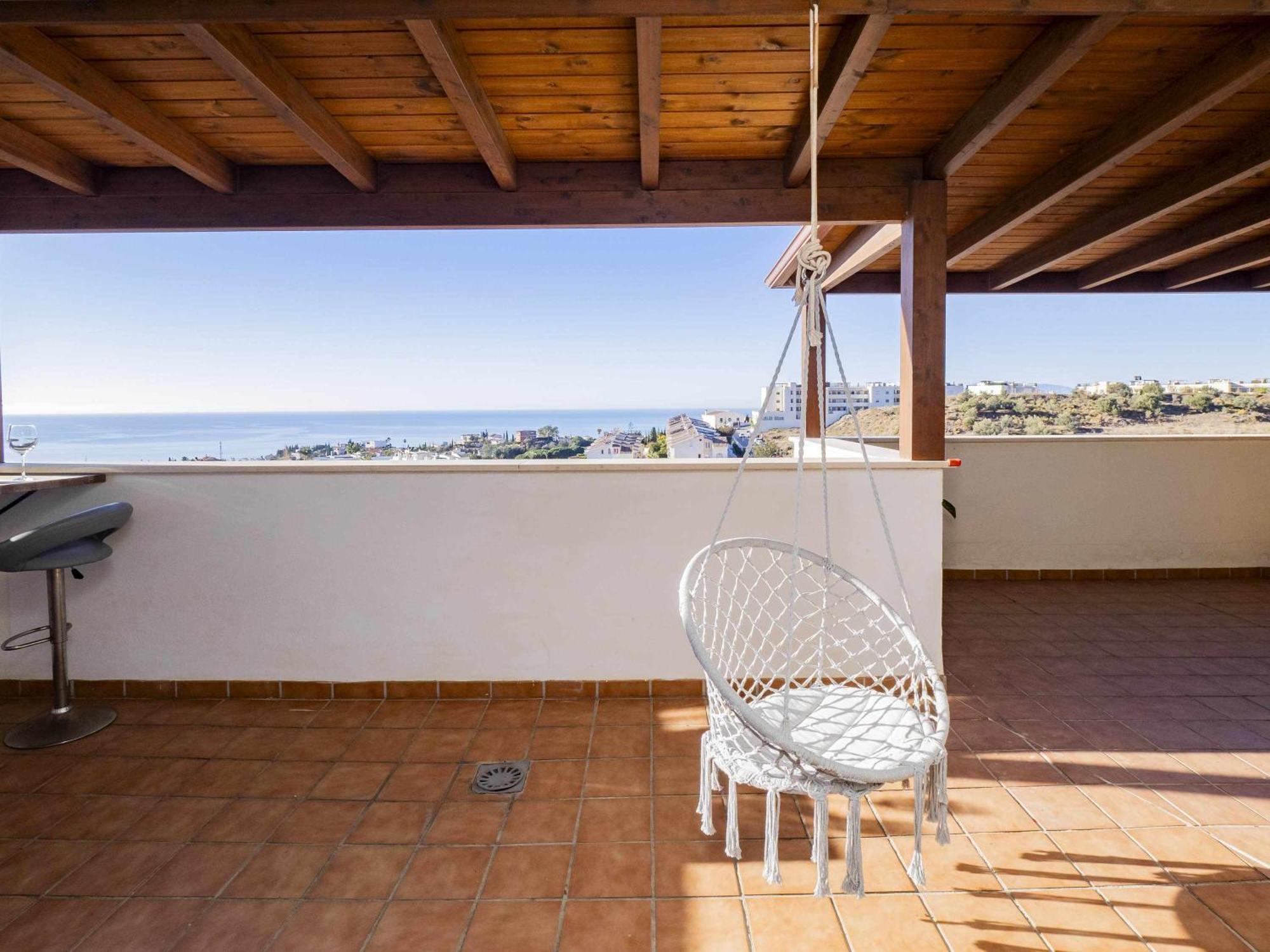 Atico Con Vistas Al Mar Piscina Y Parking Apartamento Málaga Exterior foto