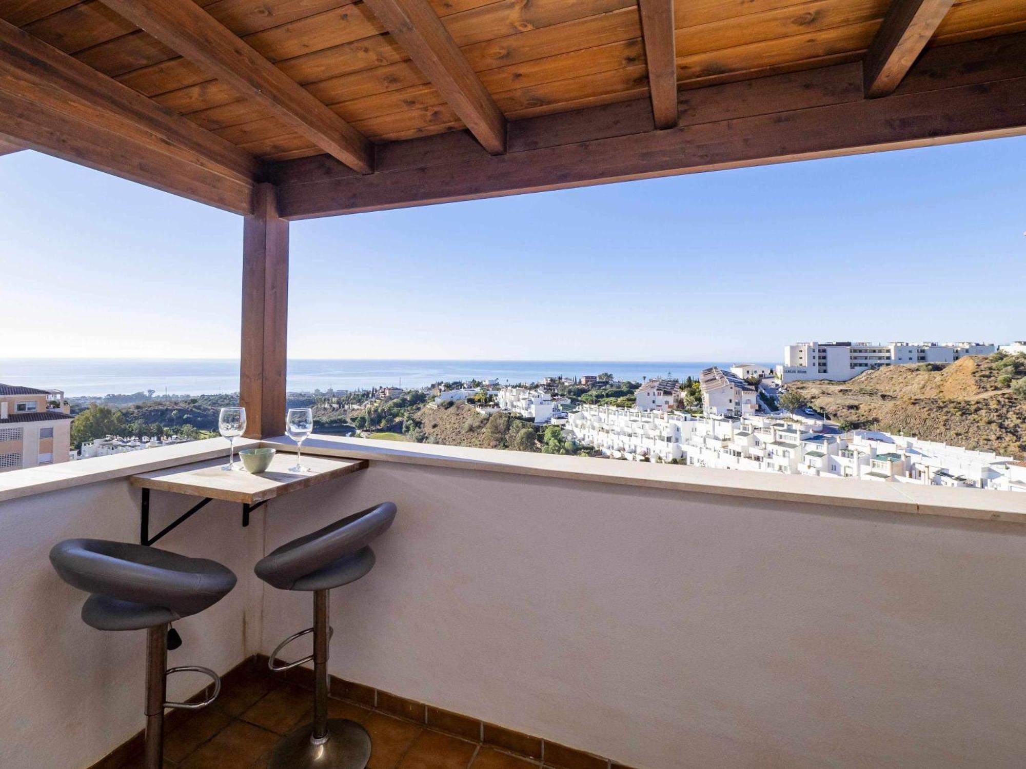 Atico Con Vistas Al Mar Piscina Y Parking Apartamento Málaga Exterior foto