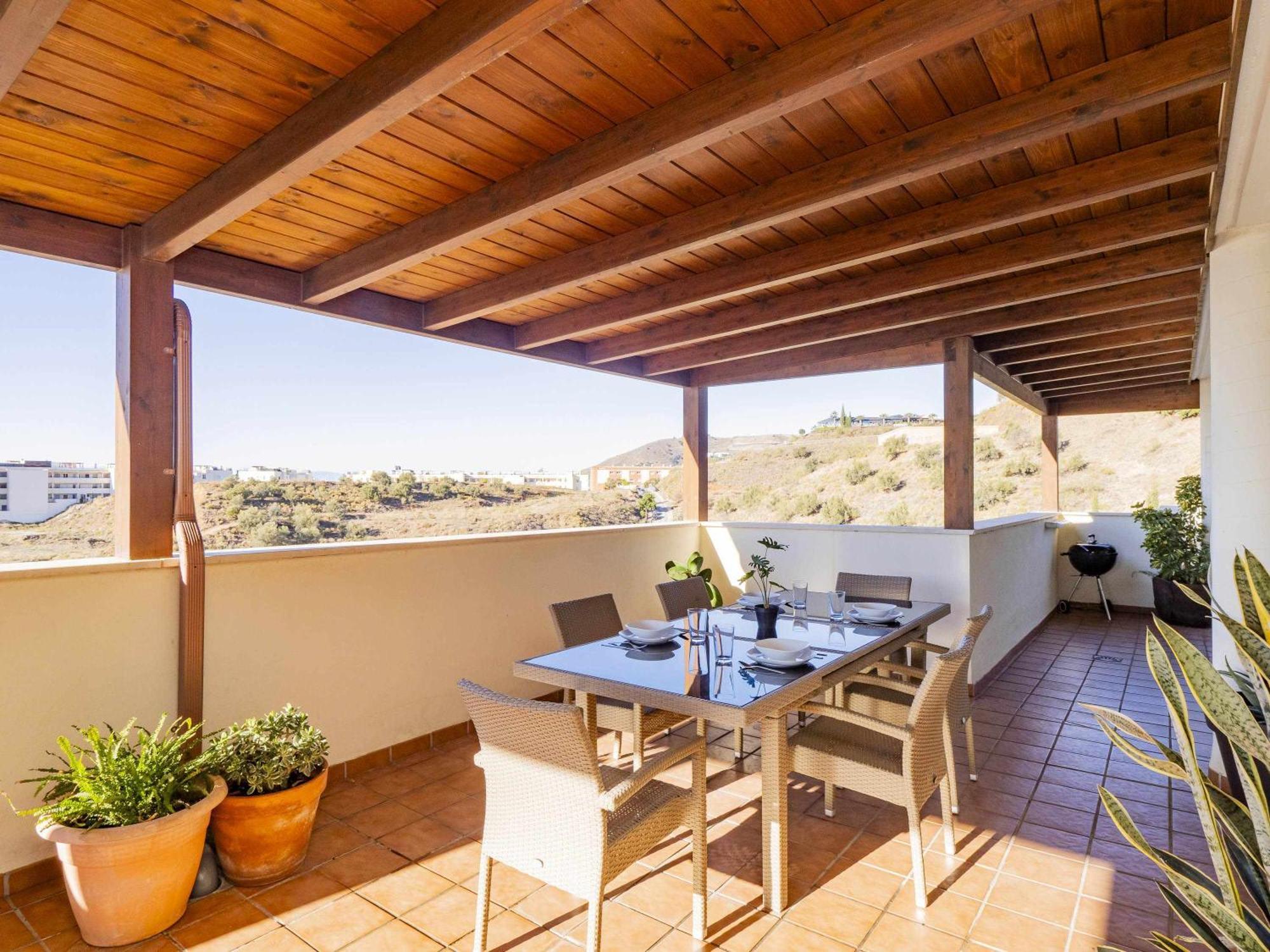 Atico Con Vistas Al Mar Piscina Y Parking Apartamento Málaga Exterior foto